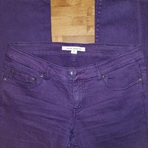 Forever XXI Purple Straight Leg Jeans Size 30